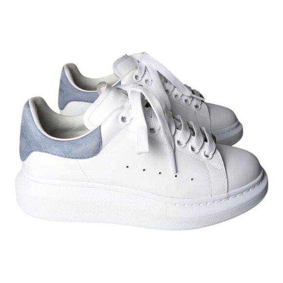 ALEXANDER MCQUEEN Wmns Oversized Sneaker "White Dream Blue' Size 35 - Picture 3 of 10